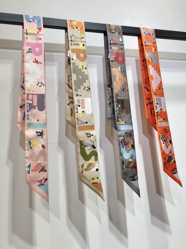Hermes silk ribbon 5X86cm E011117